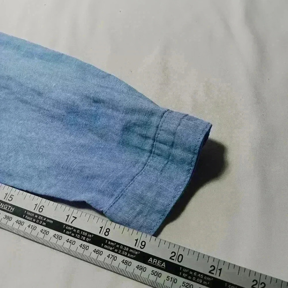 C&C California 💯 Linen Long Sleeve mini dress. Ladies size L - Picture 9 of 9